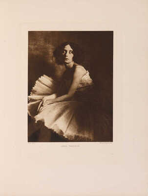 [Светлов В. Анна Павлова. Перевод на фр. яз. В. Петров. Гравюры Д. Галаниса], 1922.